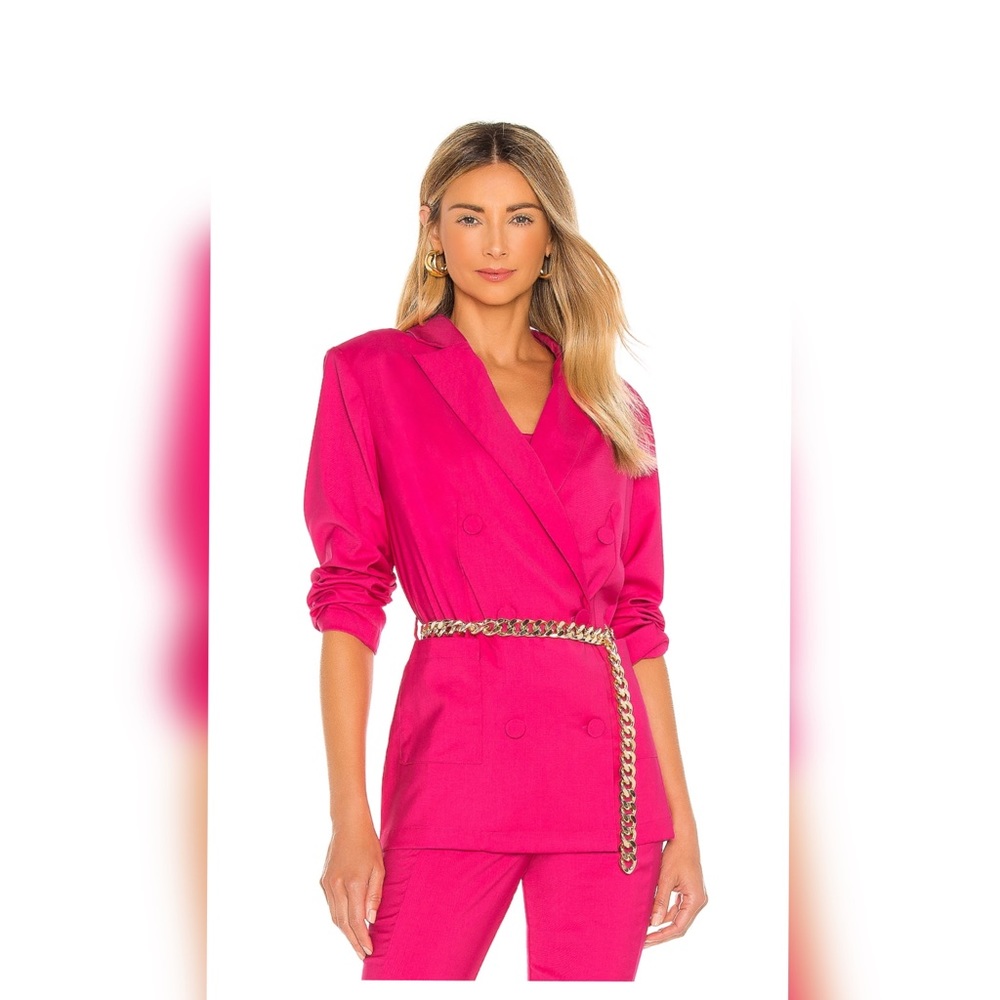 Lovers+friends Michelli pink amazing blazer